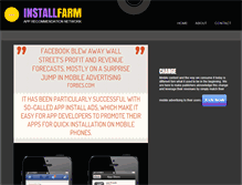 Tablet Screenshot of installfarm.com